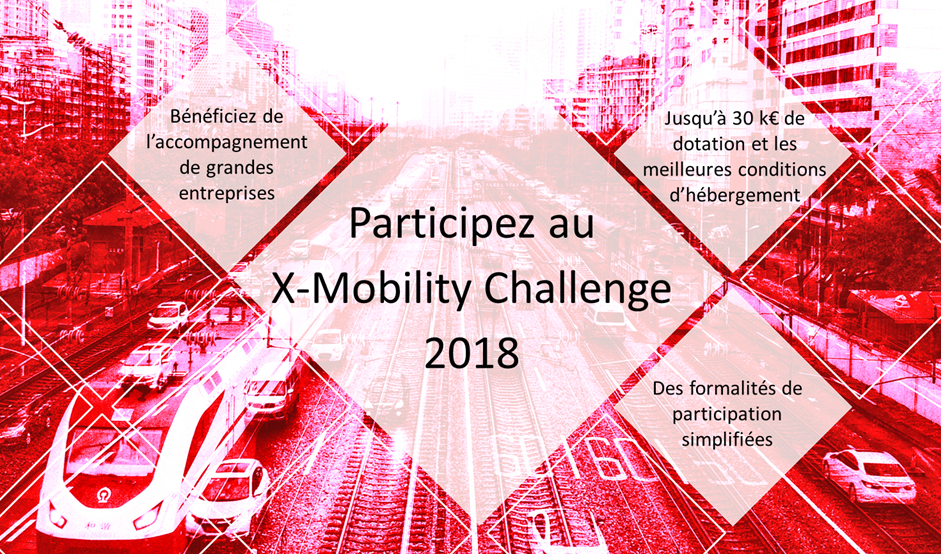 Visuel pour le concours X-Mobility 2018.