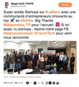 Nouvelle communauté de Start UPs en Sarthe